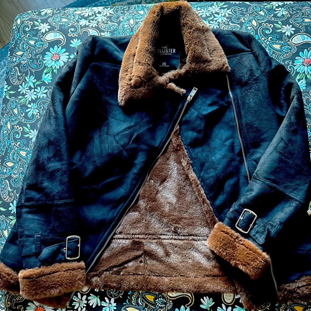 Hollister Faux Sherpa Coat
